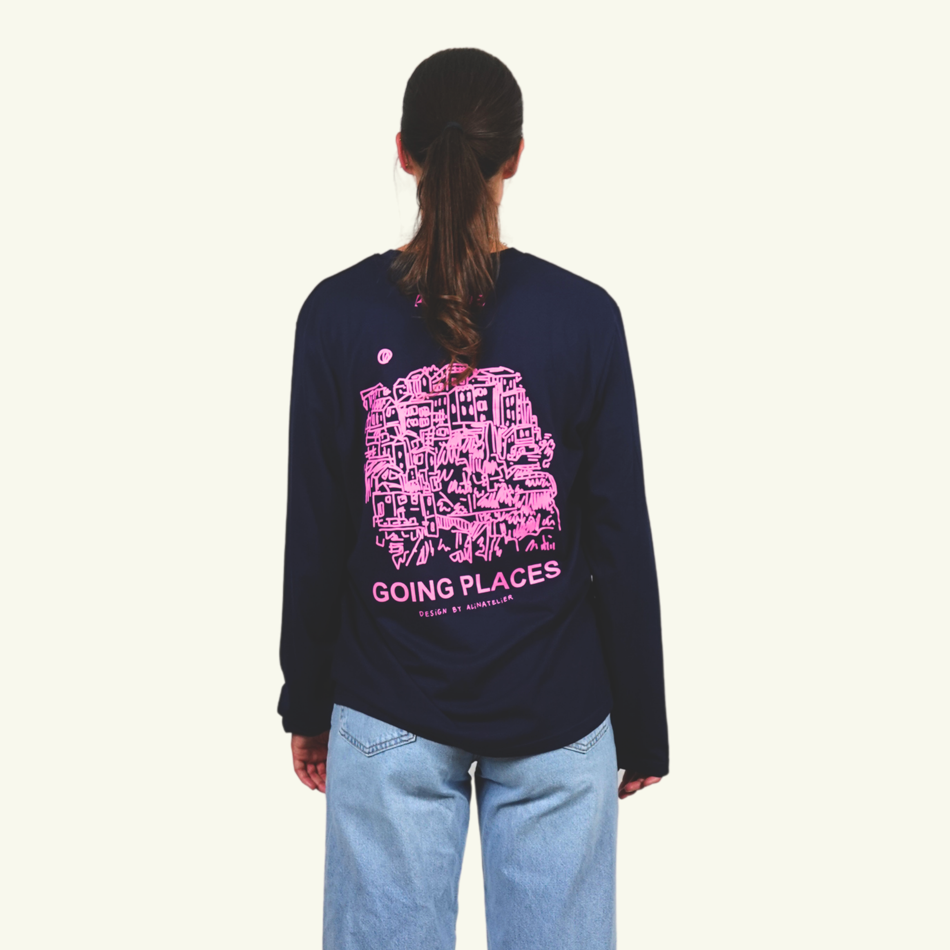 unisex going places long sleeve