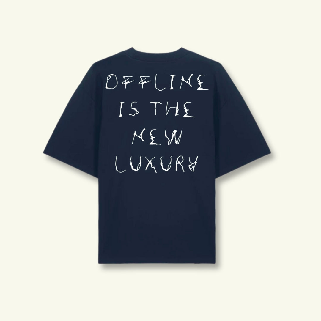 unisex detox tee navy