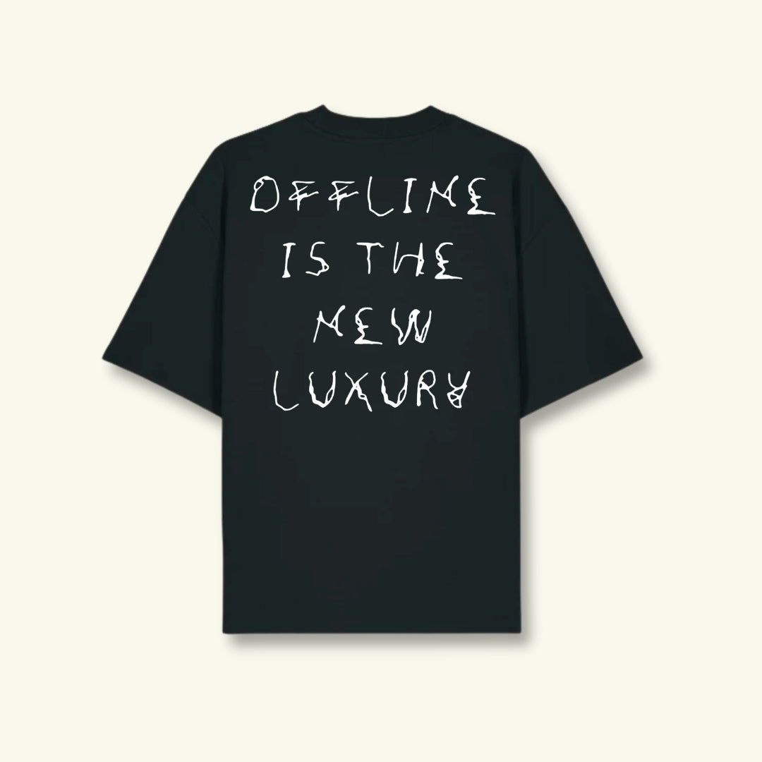 unisex detox tee black