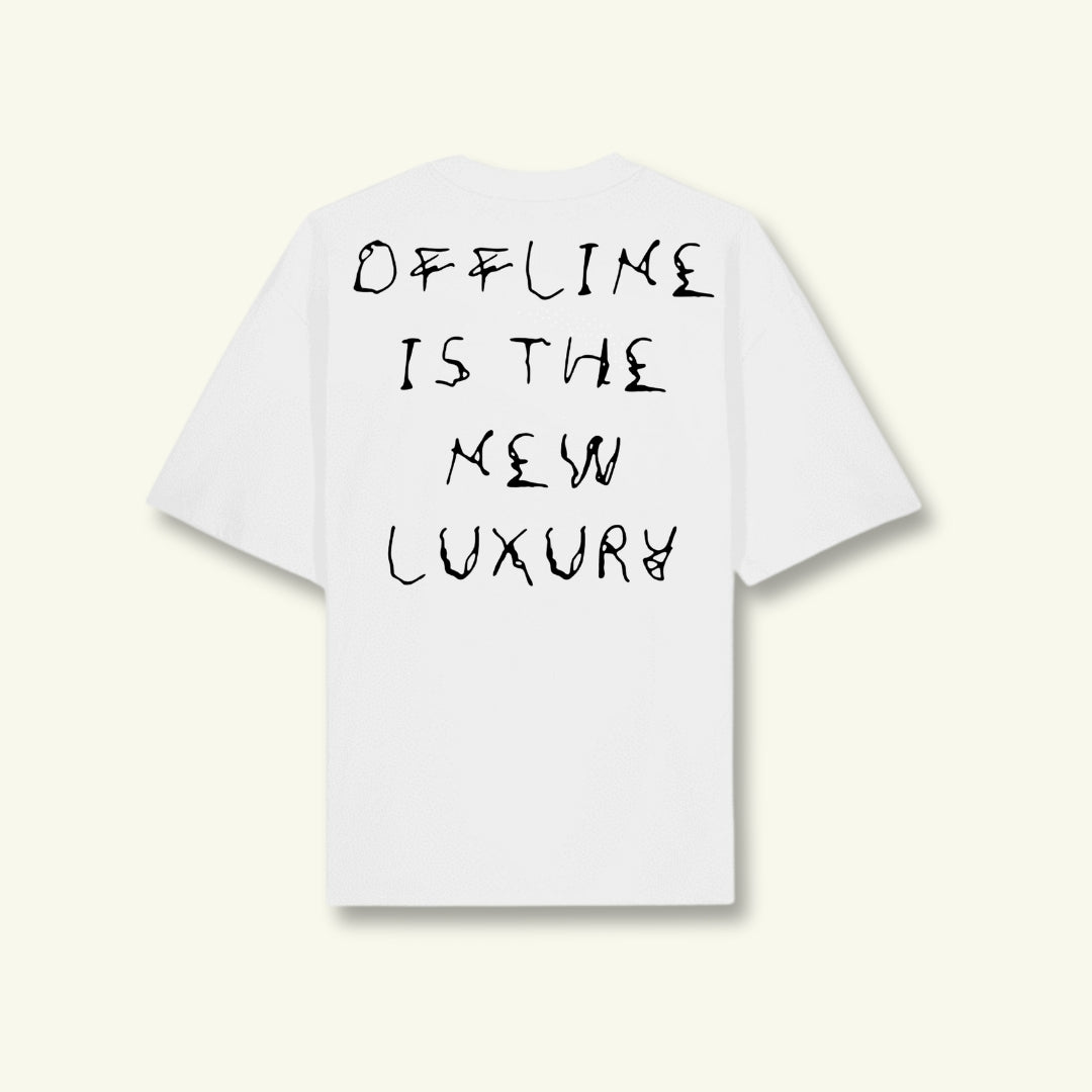 unisex detox tee white