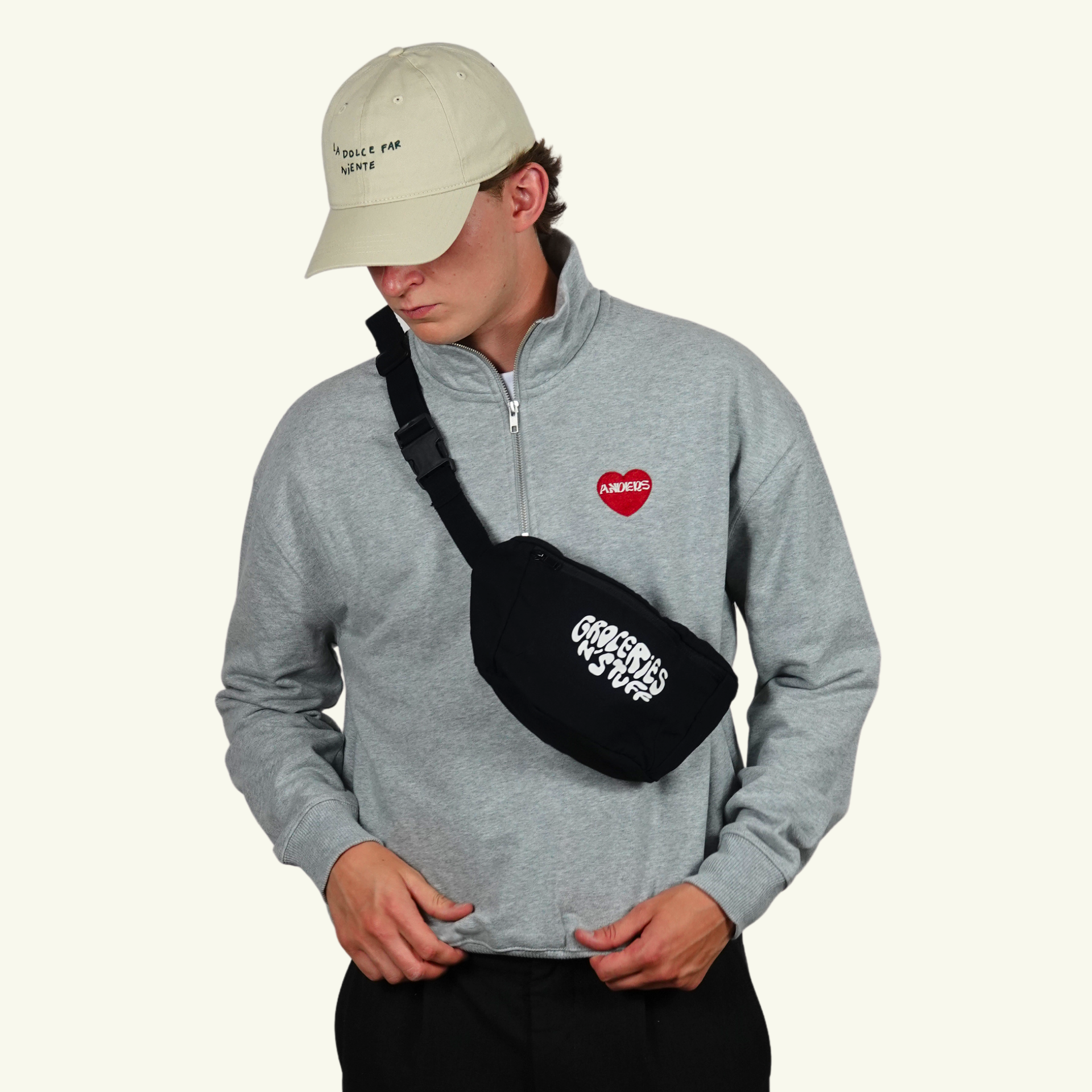 groceries and stuff bag black