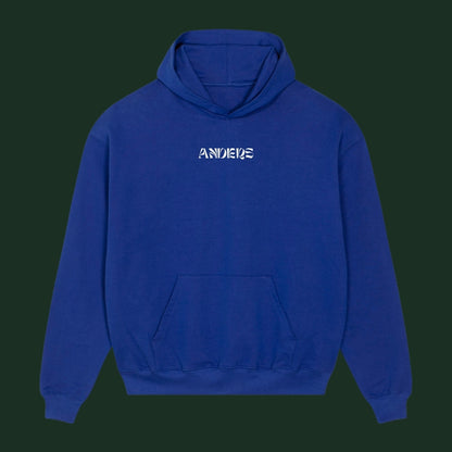 unisex advice hoodie blue
