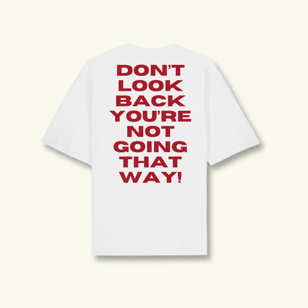 unisex way tee white