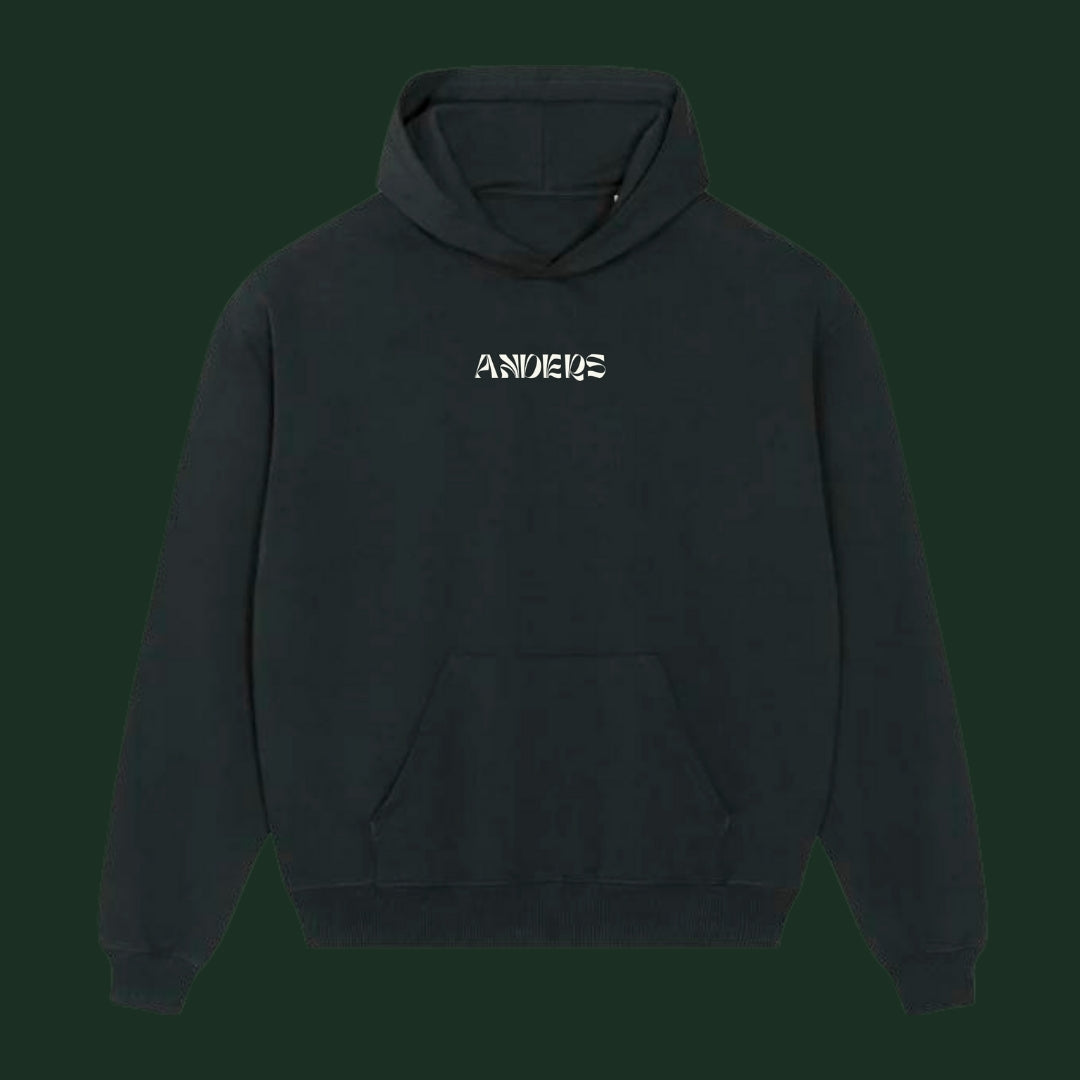unisex advice hoodie black