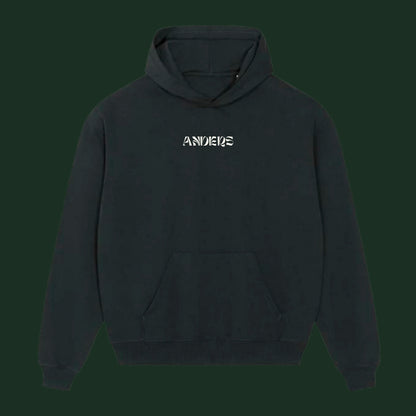unisex advice hoodie black