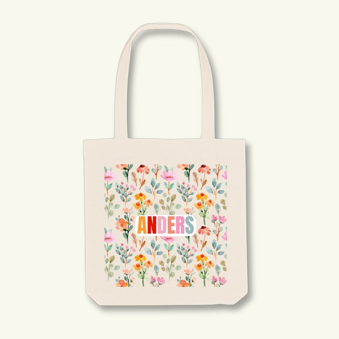 bed tote bag natural