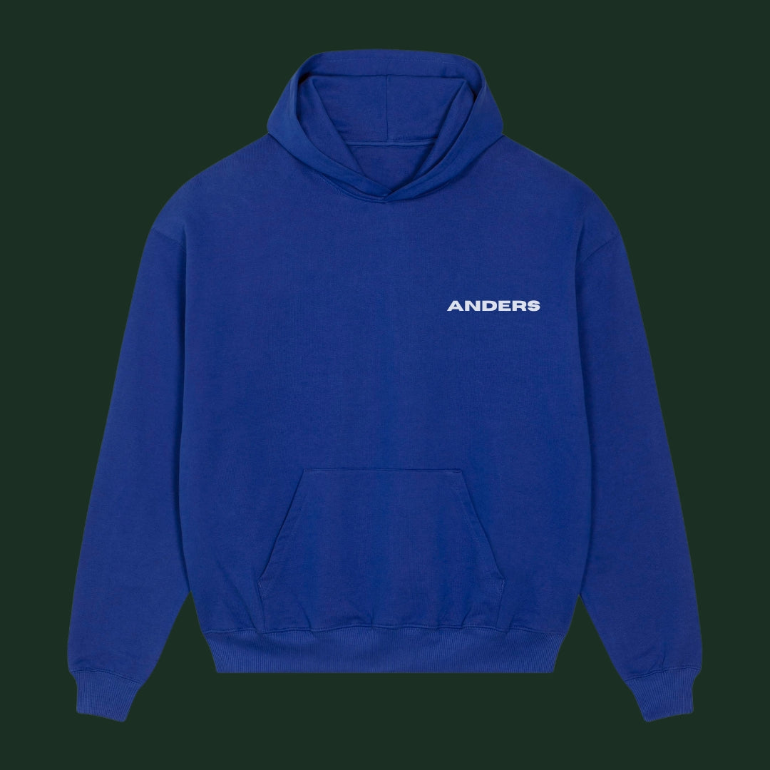 unisex permant hoodie blue